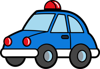 Police Car Vector Patrol Vehicle Clipart © Awie