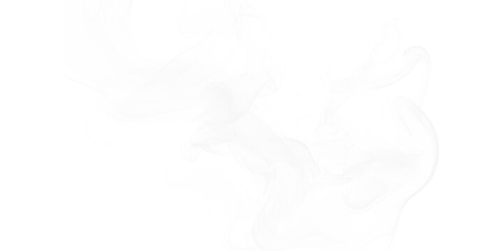 Smoke swirling gently in the air with soft transparent background