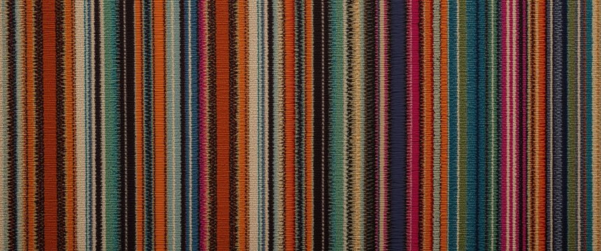 Colorful striped textile fabric background