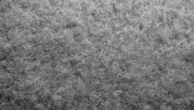 Close-up of soft, fuzzy gray fabric texture