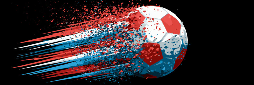 Paraguay  soccer banner. Paraguay football wallpaper. Dynamic national football team poster