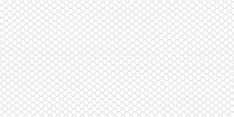 Fishing or soccer net. Repeated hexagon pattern. Black wired mesh texture isolated on white background. Metallic or fabric fence, cage or lattice structure. Vector graphic Illustration. © subang
