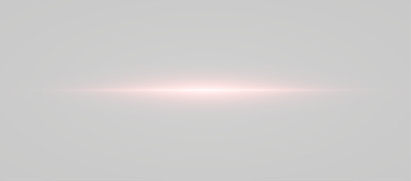 A vibrant crimson light trail flows with radiant energy and soft neon glow. Fine particles enhance the luminous atmosphere. Ideal for transparent PNG.