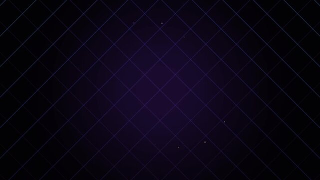 Abstract dark purple background with a glowing diagonal grid pattern