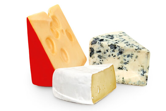 EDAM CHEESE, BRIE AND BLUE CHEESE 
