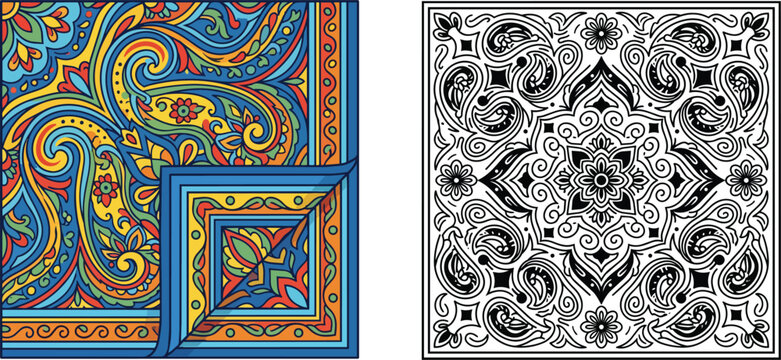 Colorful Bandana Design