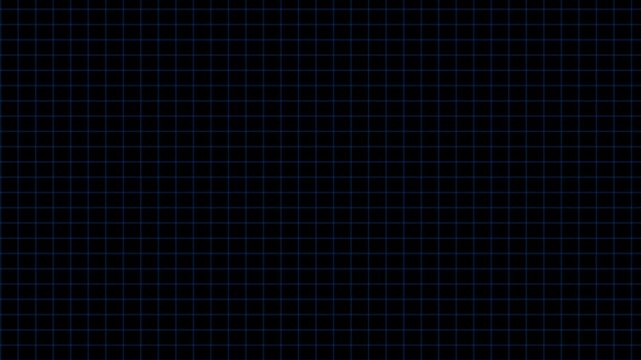 Digital grid background: abstract blue cyber tech overlay motion