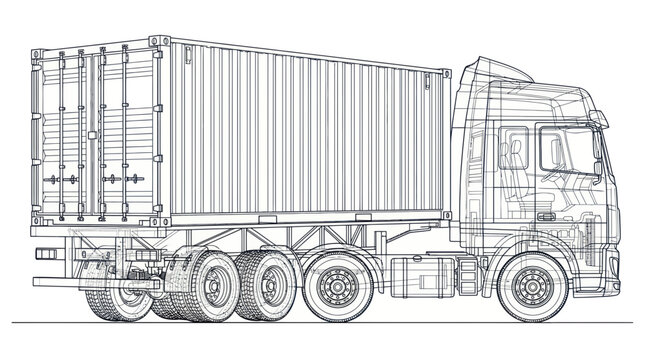 Truck Container Design Pattern Container Chassis Images – Browse 3,963 Stock Photos, Vectors, and ...