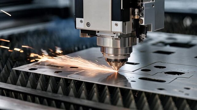 Automated laser cutting for precision metal fabrication