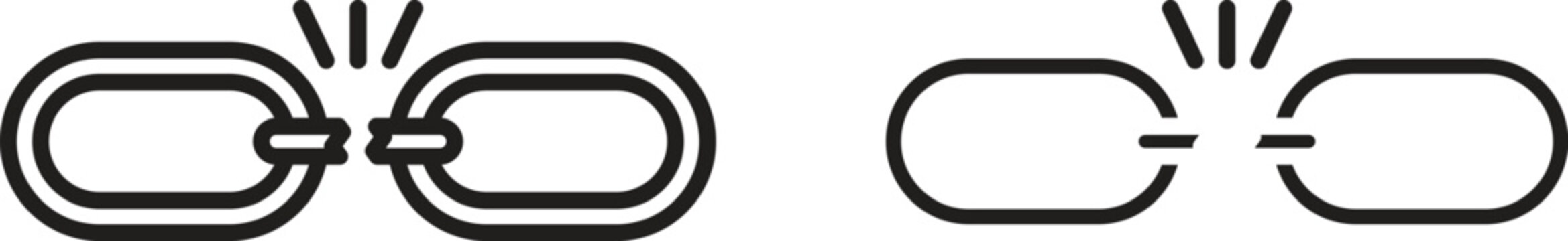 Weak icon vector editable. black vectors set