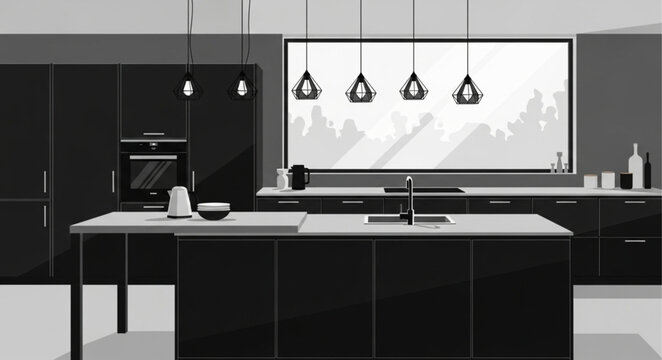 modern bathroom interior