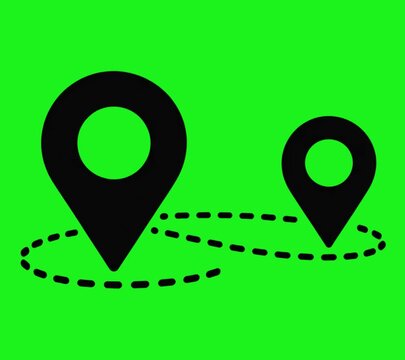 vector map pointer icon