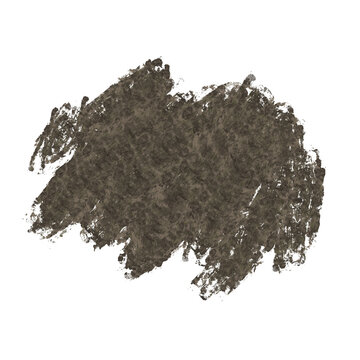 Abstract mud splatter or dirt smudge isolated on transparent background grunge texture vector illustration.