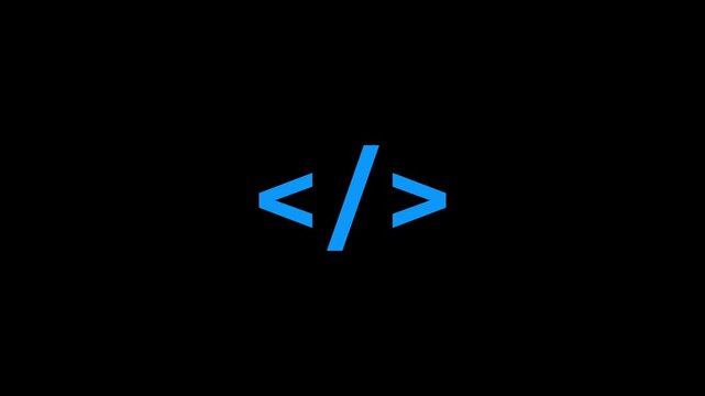 Colore dlines Glowing screen video.Coding & Programming Concept Background Web Development Technology.4k motion graphics video animation