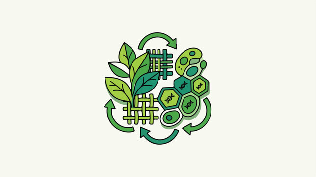 Green Recycling Eco Friendly Symbol.