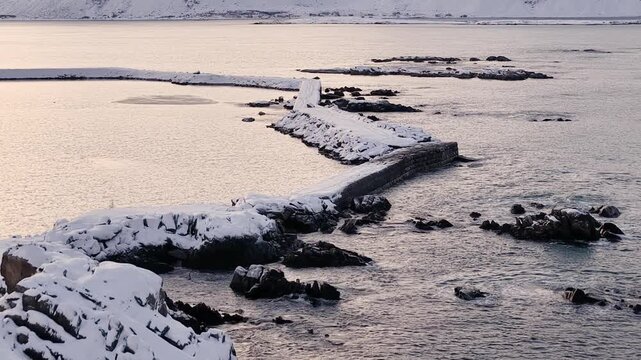 Lofoten Norway Gims&oslash;ya Hovsund