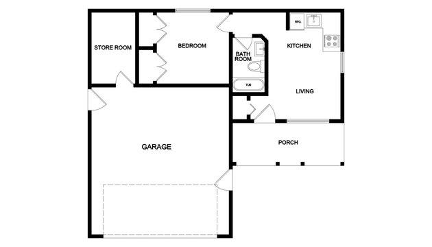 USA Modern House Floor Plan