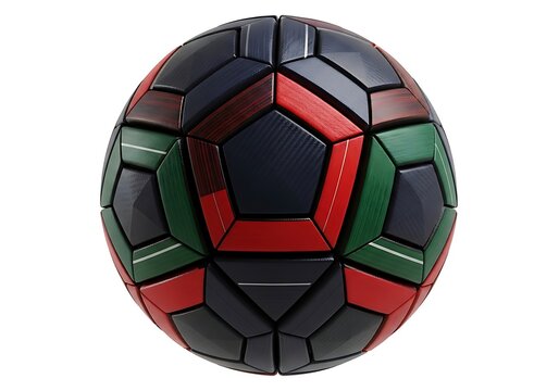 Modern Geometric Soccer Ball &ndash; Stylized Football Design