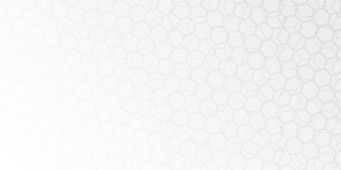 Fototapeta premium Honeycomb mosaic hexagons background. Black honeycomb gray on a white background. Plain hexagon grid with bold simple cells. Hexagon cells. EPS vector illustration