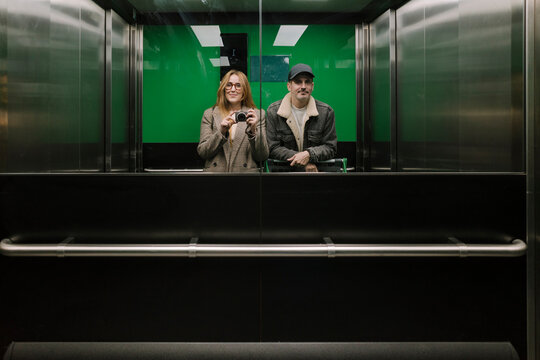 Elevator Mirror Selfie