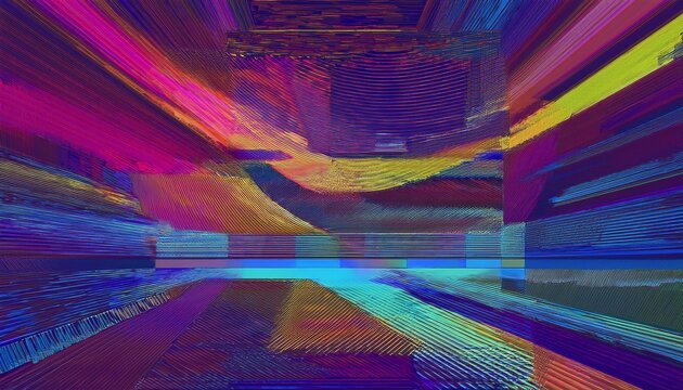 test screen glitch abstract texture