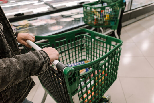 Shopping Meat Section