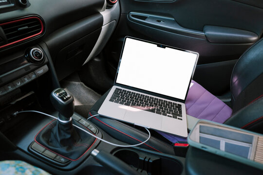 Working inside Car