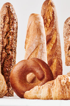 Baguettes and bagel