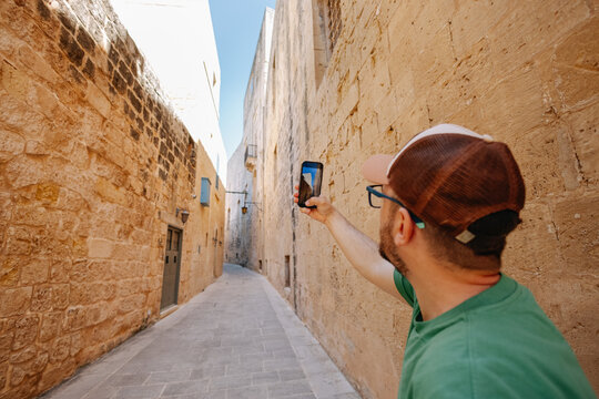 Tourist taking photo 