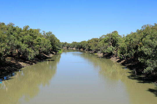 The Darling River. Menindee. New South Wales. Australia.