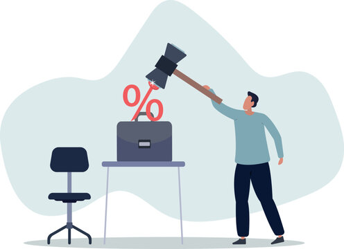 Federal Reserve low interest rate or central bank with long time zero percent interest rate until economic recover concept.life situation and activities.