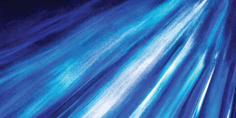Abstract bright blue light streaks on dark textured background with abstract diagonal background wallpaper creative luminous electric illumination phosphorescent spotlight striking © KHADIZA