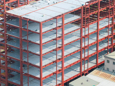 Steel Frame Building Construction Structure