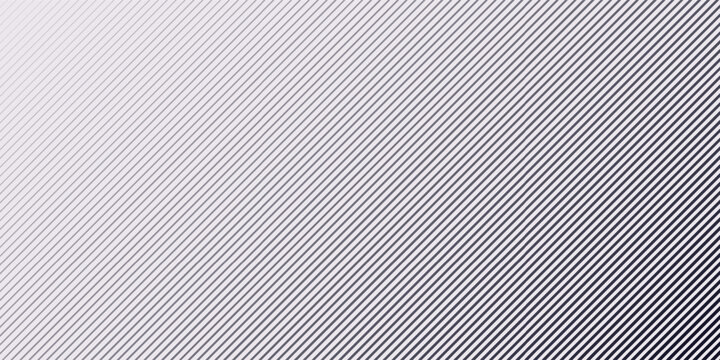 Black slash linear seamless pattern. Repeating subtle diagonal lines background. Fine tilt pinstripe line wallpaper. Abstract slanted stripes backdrop. Repeated oblique stripe texture overlay. Vector