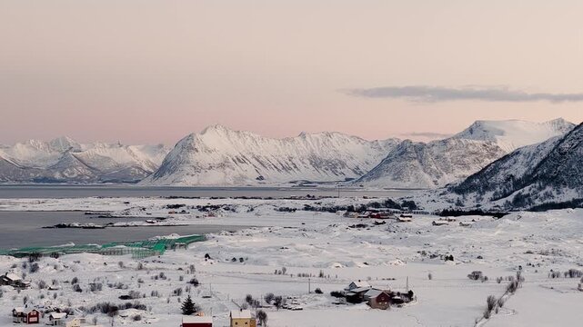 Lofoten Norway Gims&oslash;ya Hovsund