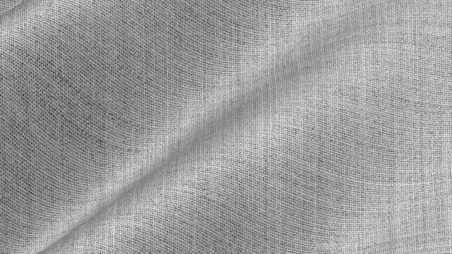 Light Gray Fresco Wool Hopsack Fabric rippling in crisp breathable waves of open weave texture for premium lightweight summer tailoring garments