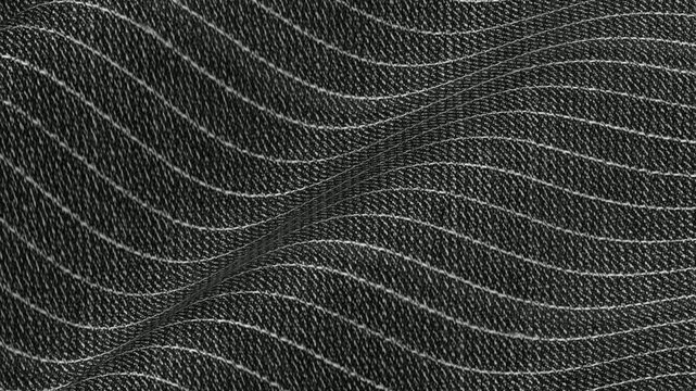 Italian Charcoal Gray Pinstripe Twill Wool Fabric shimmering in luxury corporate waves of diagonal weave and tailored executive stripe lines