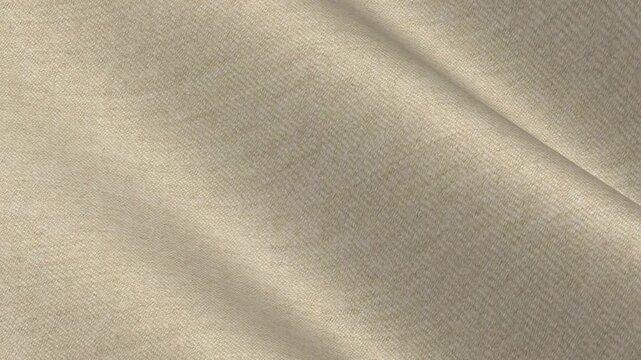 Italian Light Beige Twill Wool Fabric draping in soft clean waves of premium diagonal weave and elegant neutral ivory color tone for summer suits