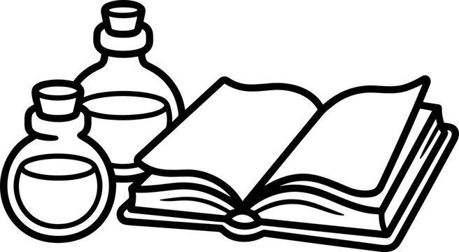 Alchemy and Ancient Book Illustration
