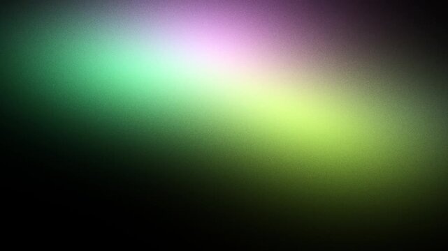 Neon lime and violet light bleeding through grainy texture