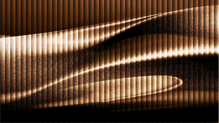 Abstract vintage wave background with metal texture and light line pattern, technology and business theme with music piano and computer elements © Abdullah Rubel