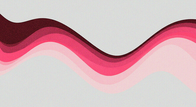 Pink and purple gradient wavy line