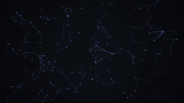 Neuron are connecting abstract background video 