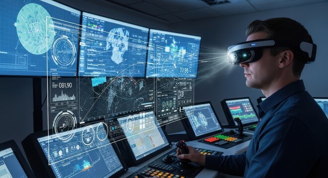 Cyber operator utilizing augmented reality for advanced mission control