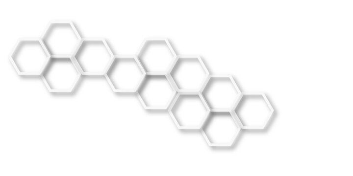 white luxury hexagons abstract background .white hexagon futuristic technology honeycomb pattern vector design . Luxury gray Pattern. Vector Illustration. 3D Futuristic abstract honeycomb mosaic whit