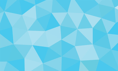 Fototapeta premium Abstract Blue Low Poly Geometric Background with Polygon Pattern Vector Illustration