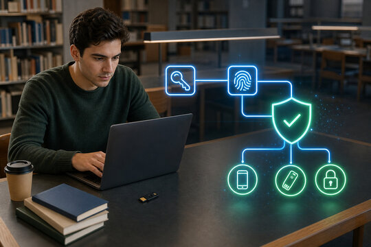 Student multifactor account security pathway