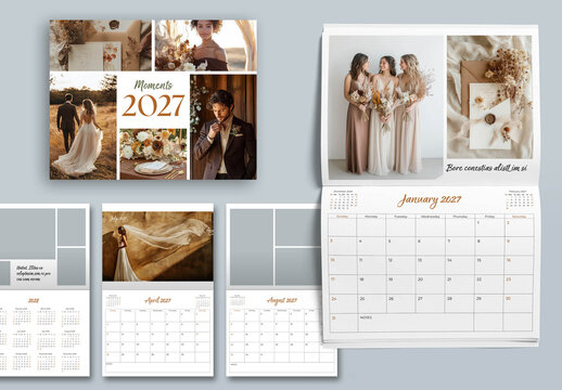 2027 PhotoBook Calendar Layout