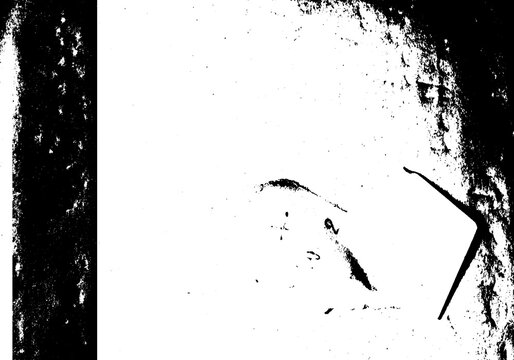 Monochrome grunge texture overlay for vintage effect.Retro grunge background with dust and damage marks