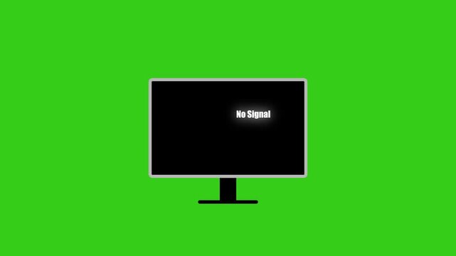 No Signal TV Test Pattern Background, No signal TV test pattern technical issues, TV screen test no signal.4k video